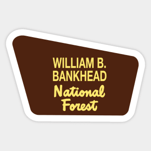 William B Bankhead National Forest Sticker